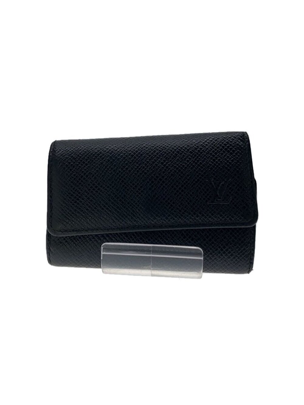 LOUIS VUITTON Multicles Taiga Leather Black Accessories